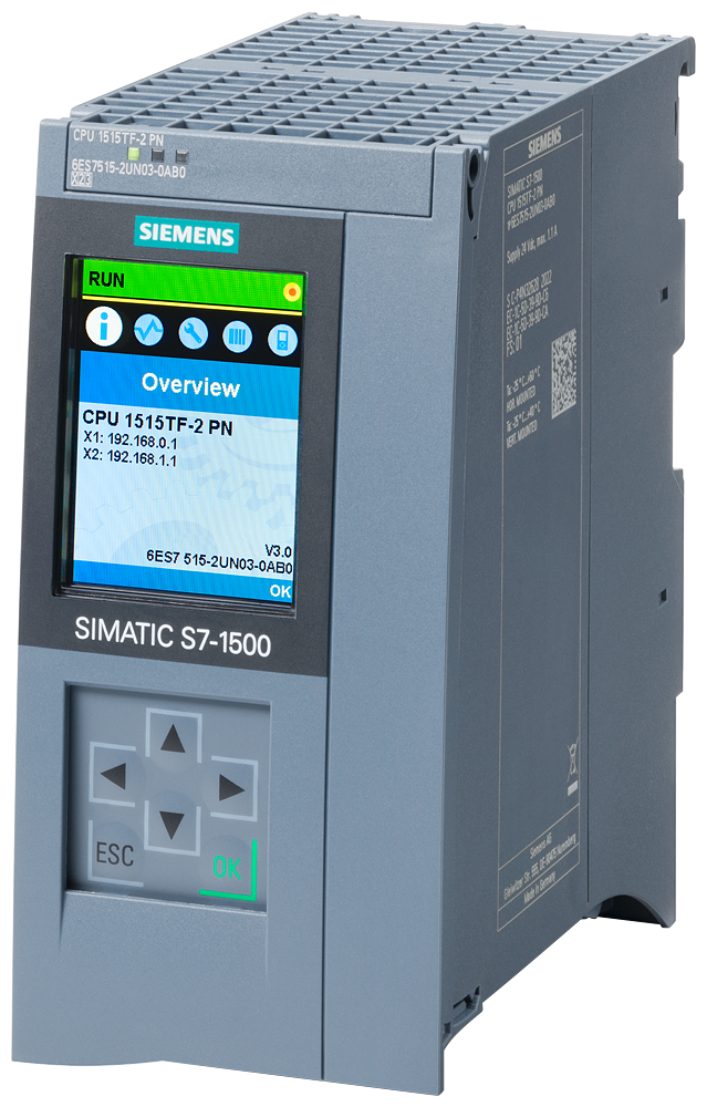 6ES7515-2UN03-0AB0 SIMATIC S7-1500T, CPU 1515TF-2 PN, central processing