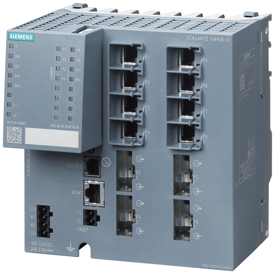 6GK5408-4GQ00-2AM2 - - spare part - - SCALANCE XM408-4C; managed modular