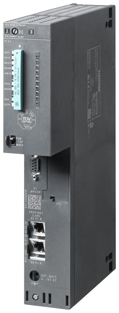 6ES7414-3FM07-0AB0 SIMATIC S7-400, CPU414F-3 PN/DP Central processing
