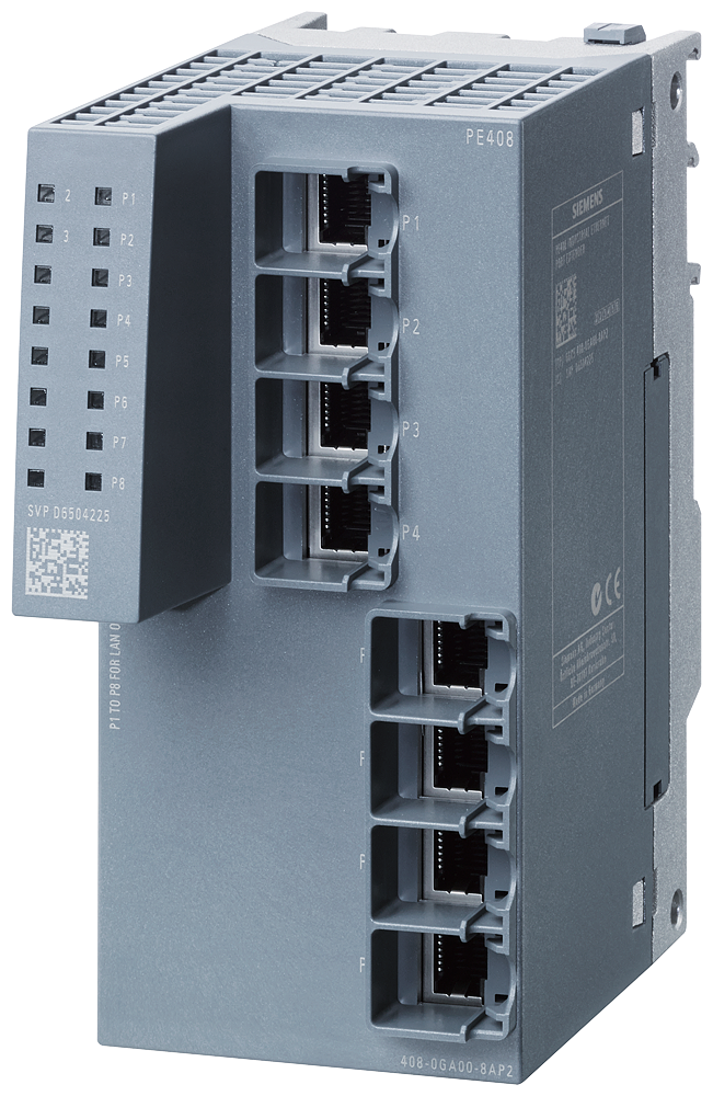 6GK5408-0GA00-8AP2 PE408 Port Extender for SCALANCE XM-400 managed modular