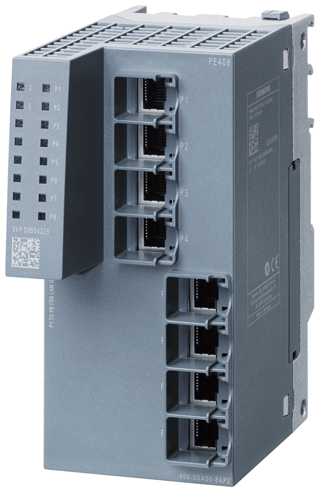 6GK5408-0GA00-8AP2 PE408 Port Extender for SCALANCE XM-400 managed modular