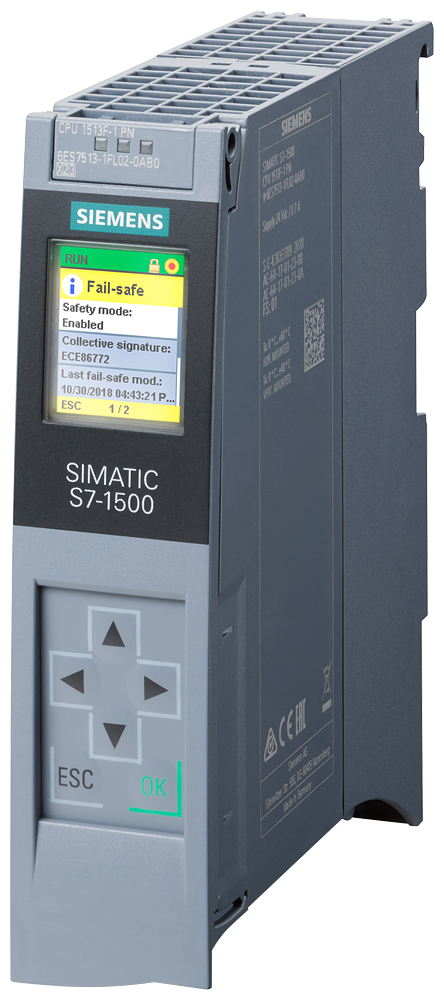 6ES7513-1FM03-0AB0 SIMATIC S7-1500F, CPU 1513F-1 PN, central processing