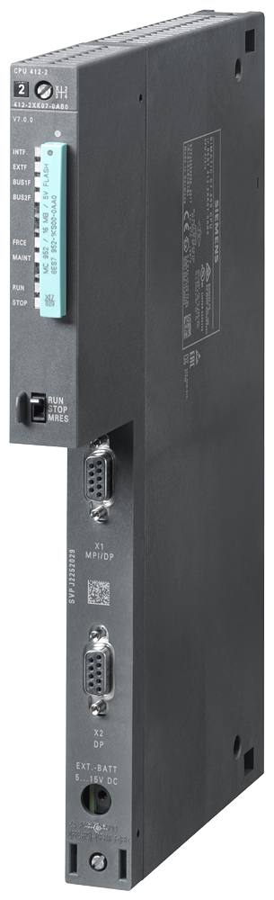 6ES7412-2XK07-0AB0 SIMATIC S7-400, CPU 412-2 Central processing unit with: