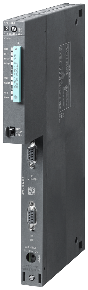 6ES7414-2XL07-0AB0 SIMATIC S7-400, CPU 414-2 Central processing unit with: