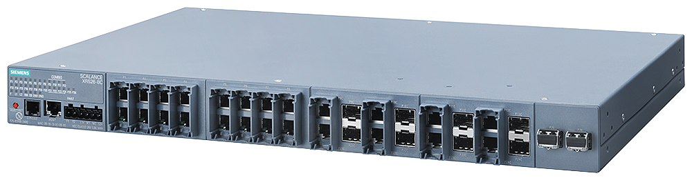 6GK5526-8GR00-2AR2 SCALANCE XR526-8C; managed IE switch; Layer 3 integrated;