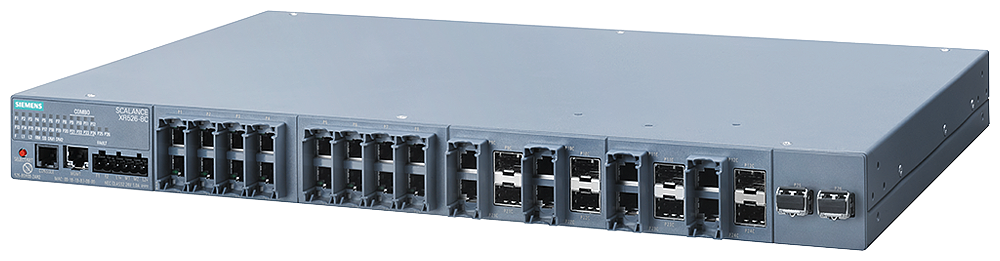 6GK5526-8GR00-3AR2 SCALANCE XR526-8C; managed IE switch; Layer 3 integrated;
