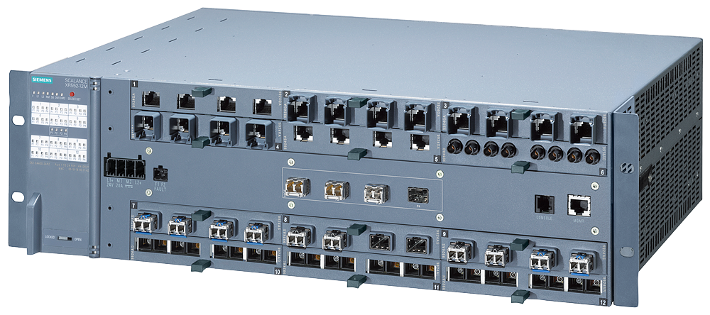 6GK5552-0AA00-2HR2 SCALANCE XR552-12M; managed IE switch; 19inch  rack;