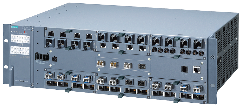 6GK5552-0AR00-2AR2 SCALANCE XR552-12M; managed IE switch; 19inch  rack;