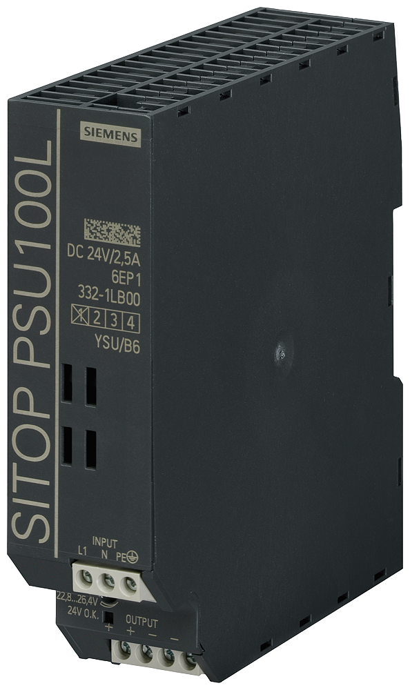 6EP1332-1LB00 SITOP PSU100L 24 V/2.5 A Stabilized power supply input:
