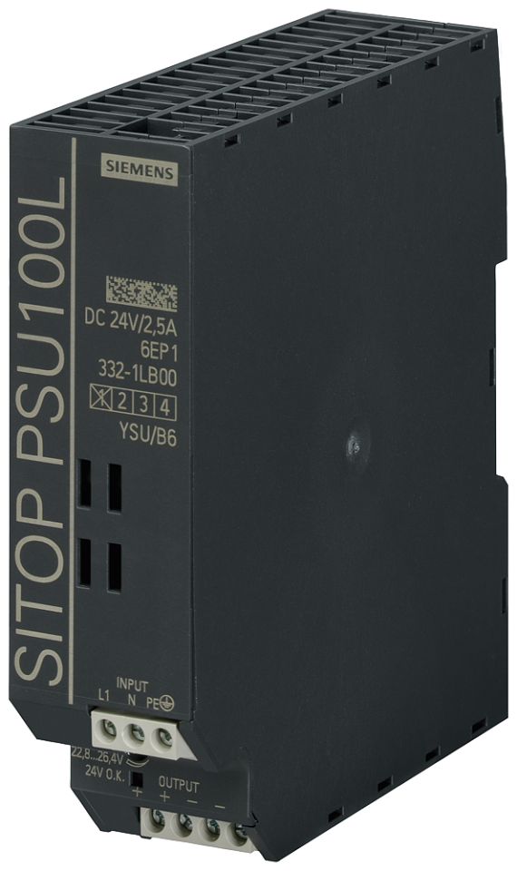 6EP1332-1LB00 SITOP PSU100L 24 V/2.5 A Stabilized power supply input: