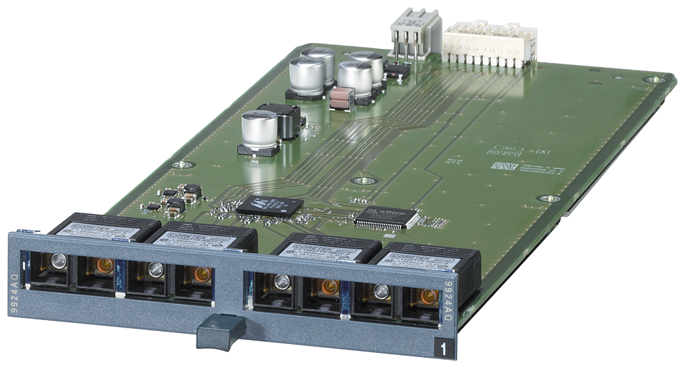 6GK5991-4AB00-8AA0 SCALANCE X accessory; Media module MM991-4; 4x 100
