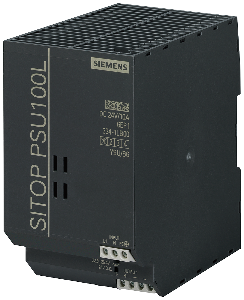 6EP1334-1LB00 SITOP PSU100L 24 V/10 A Stabilized power supply input: