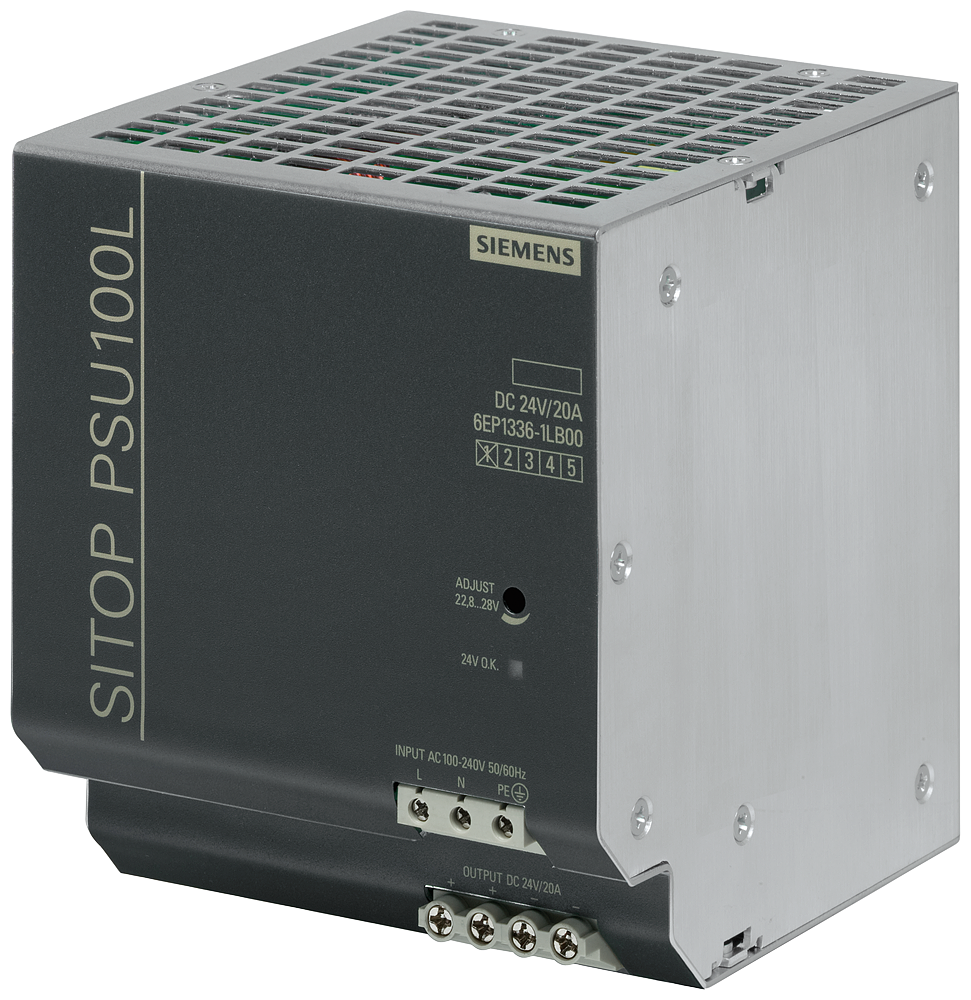 6EP1336-1LB00 SITOP PSU100L 24 V/20 A Stabilized power supply input: