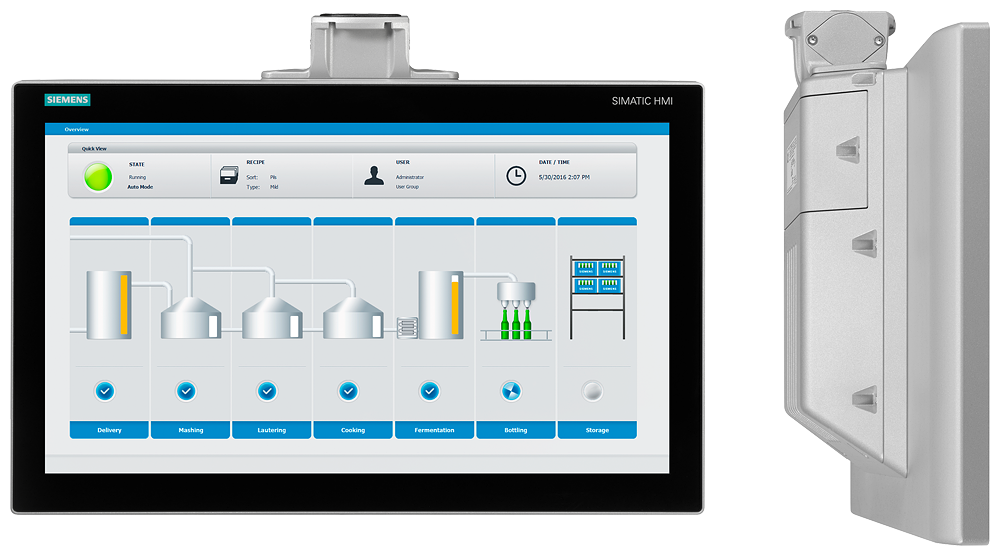 6AV7251-1BC00-0DA0 SIMATIC IPC477E PRO fully protected IP65  15inch multi-touch