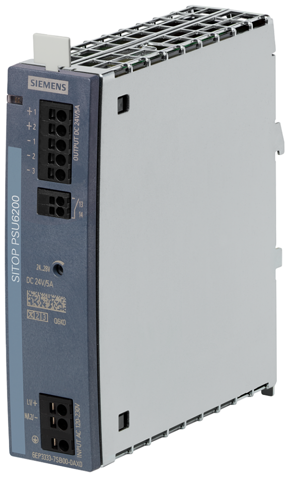 6EP3333-7SB00-0AX0 SITOP PSU6200 24 V/5 A stabilized power supply input: