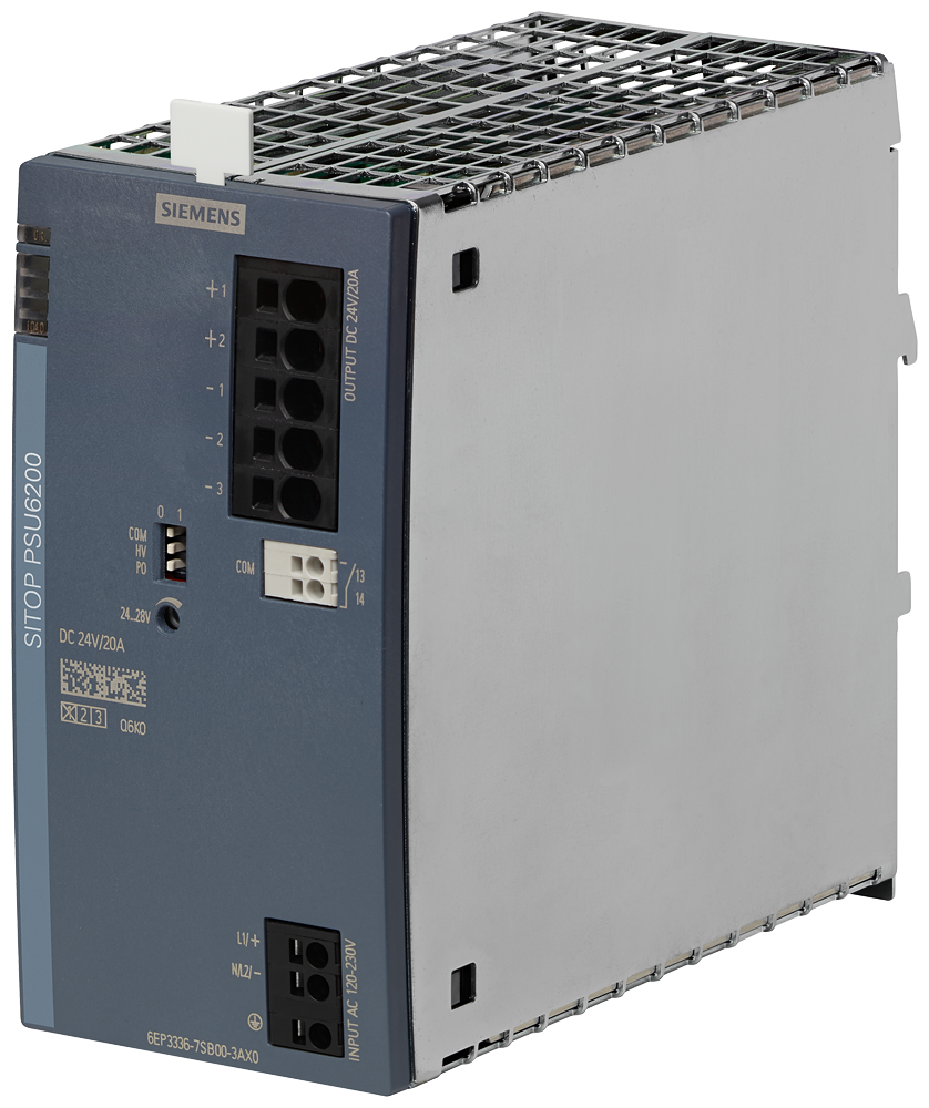 6EP3336-7SB00-3AX0 SITOP PSU6200 24 V/20 A stabilized power supply input: