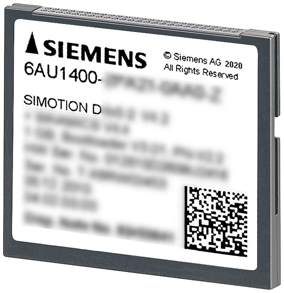 6AU1400-2QA20-0AA0 SIMOTION drive-based 2 GB Compact Flash Card D4x5-2;