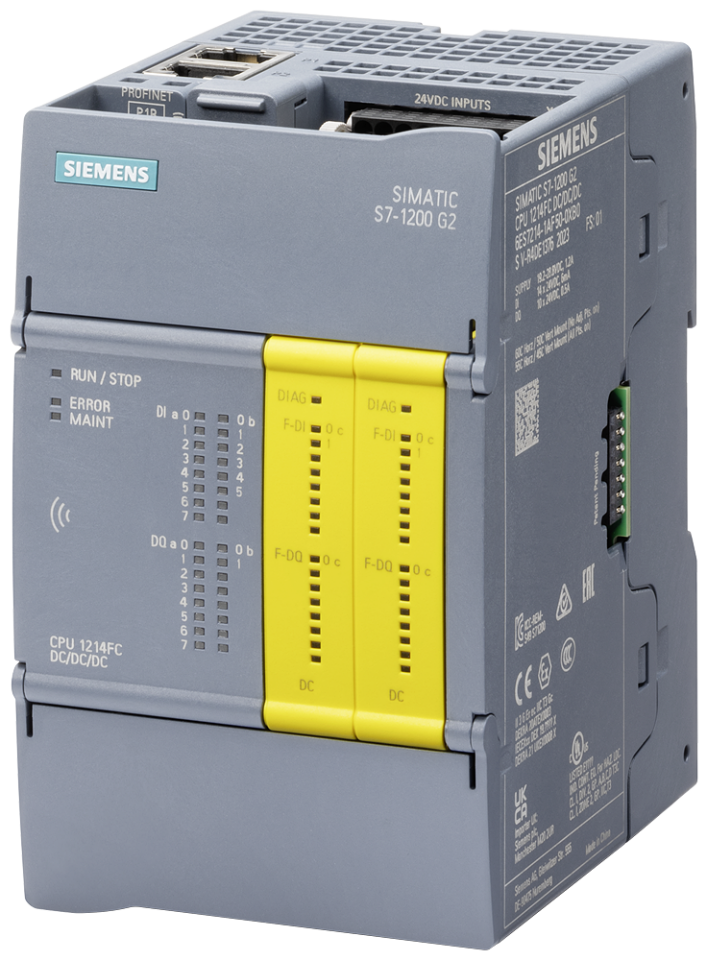 6ES7214-1AF50-0XB0 SIMATIC S7-1200 G2: failsafe compact CPU 1214FC DC/DC/DC