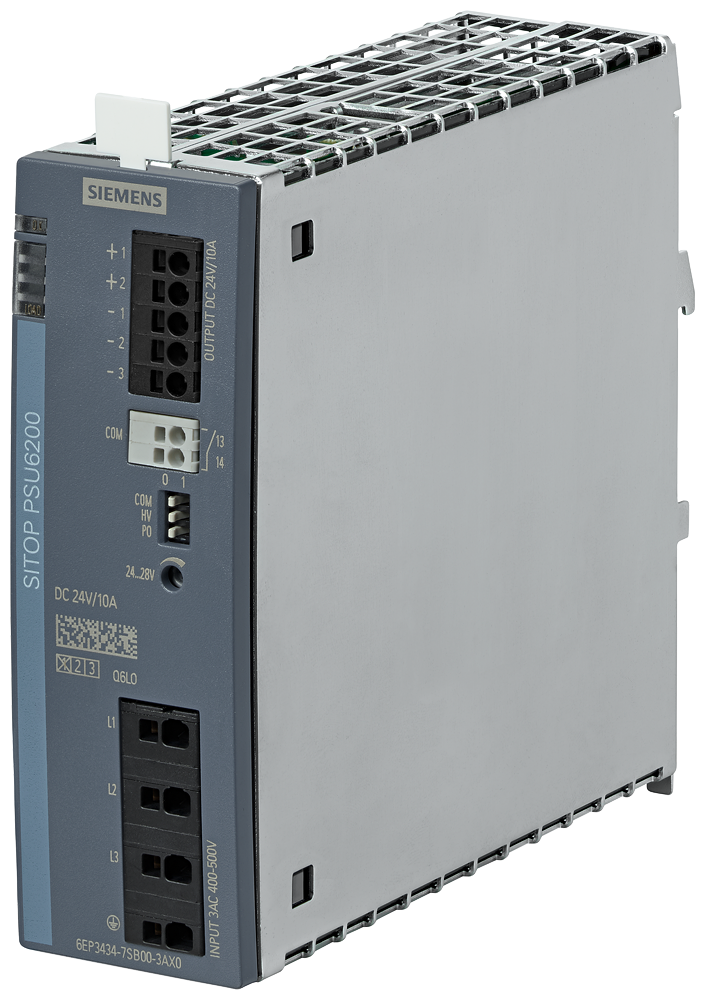6EP3434-7SB00-3AX0 SITOP PSU6200 24 V/10 A stabilized power supply input: