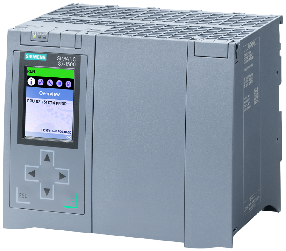 6ES7518-4TP00-0AB0 SIMATIC S7-1500T, CPU 1518T-4 PN/DP, central processing