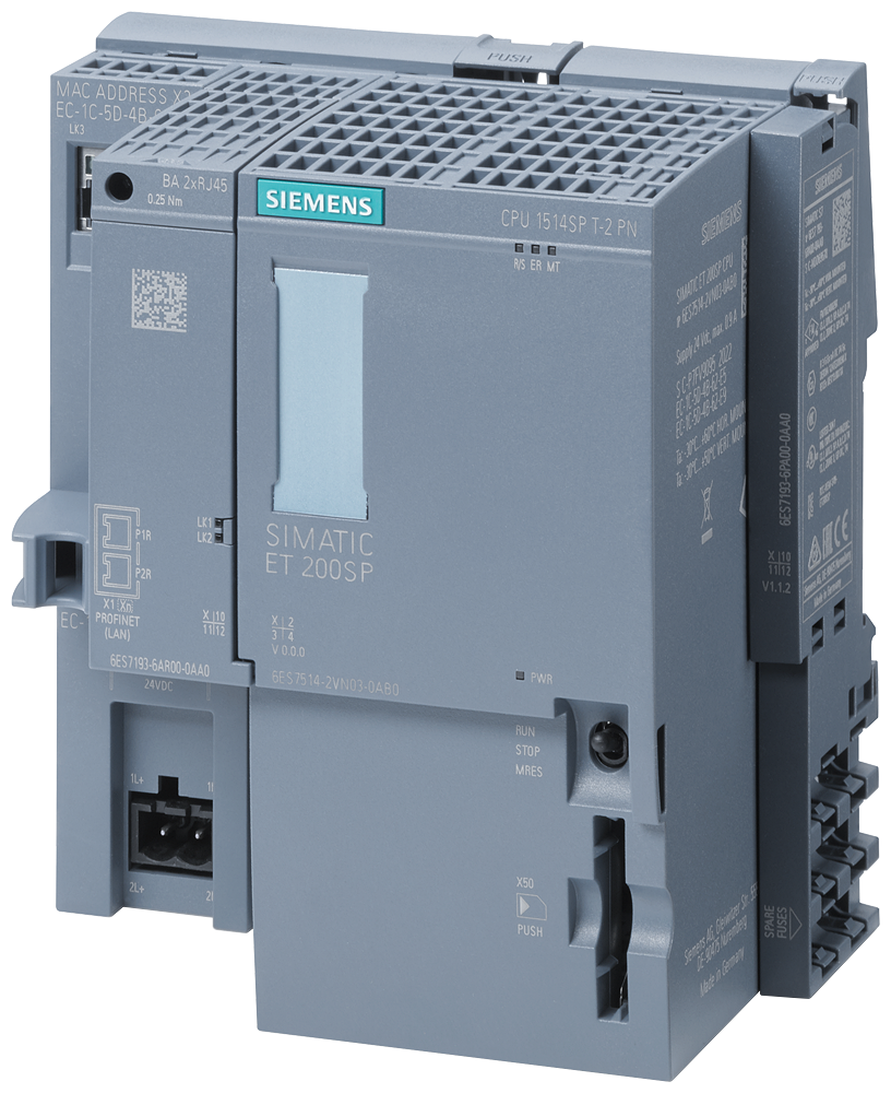 6ES7514-2VN03-0AB0 SIMATIC DP, CPU 1514SP T-2 PN for ET 200SP, central