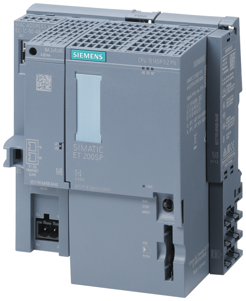 6ES7514-2VN03-0AB0 SIMATIC DP, CPU 1514SP T-2 PN for ET 200SP, central