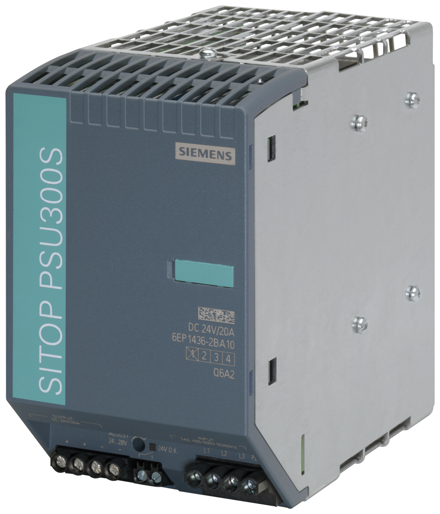 6EP1436-2BA10 SITOP PSU300S 20 A stabilized power supply input: 400-500