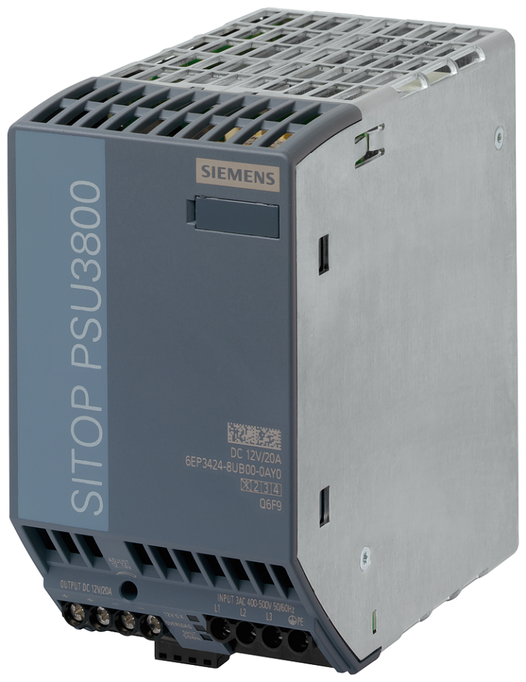 6EP3424-8UB00-0AY0 SITOP PSU3800 12 V/20 A stabilized power supply input: