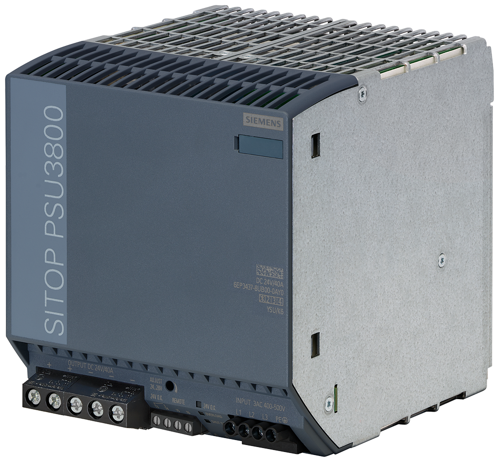 6EP3437-8UB00-0AY0 SITOP PSU3800 24 V/30-40 A stabilized power supply