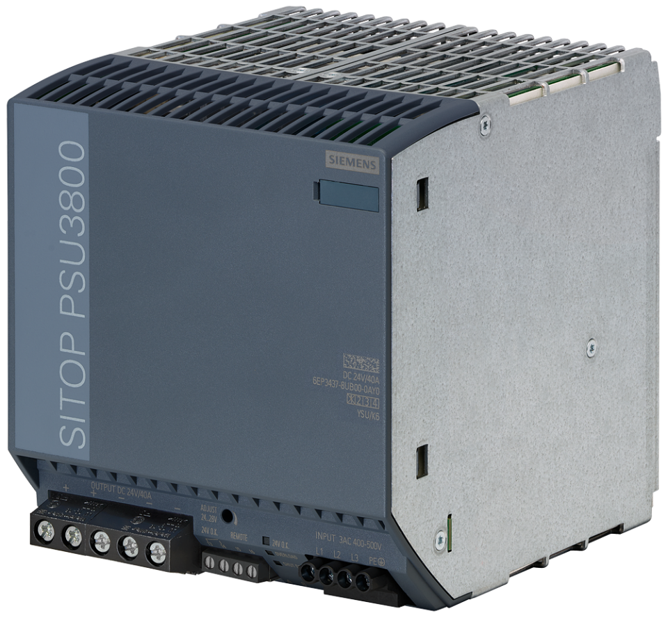 6EP3437-8UB00-0AY0 SITOP PSU3800 24 V/30-40 A stabilized power supply
