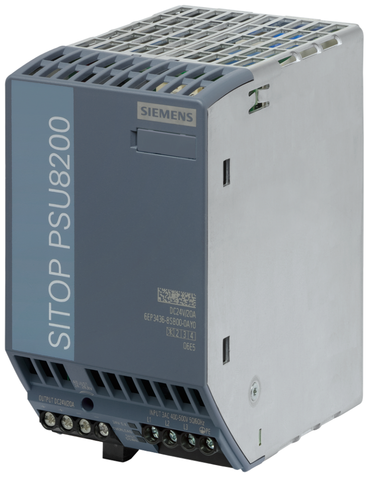 6EP3436-8SB00-0AY0 SITOP PSU8200 24 V/20 A stabilized power supply input: