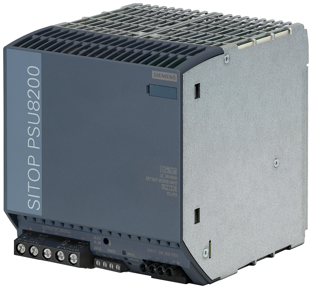 6EP3437-8SB00-0AY0 SITOP PSU8200 24 V/40 A stabilized power supply input: