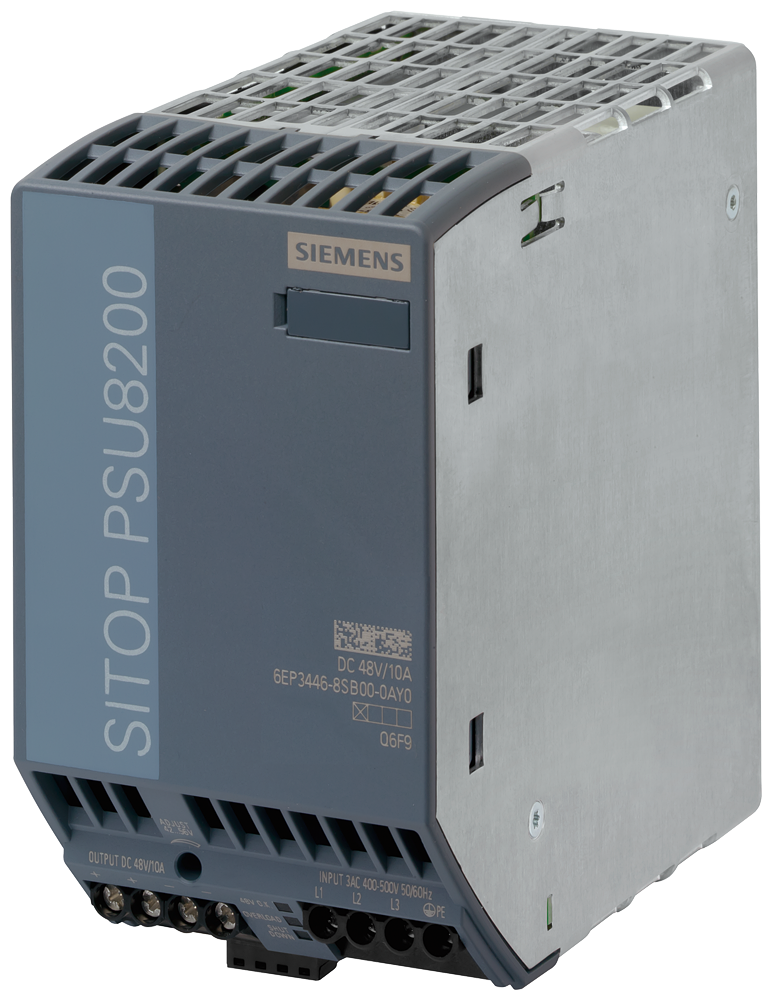 6EP3446-8SB00-0AY0 SITOP PSU8200 48 V/10 A stabilized power supply input: