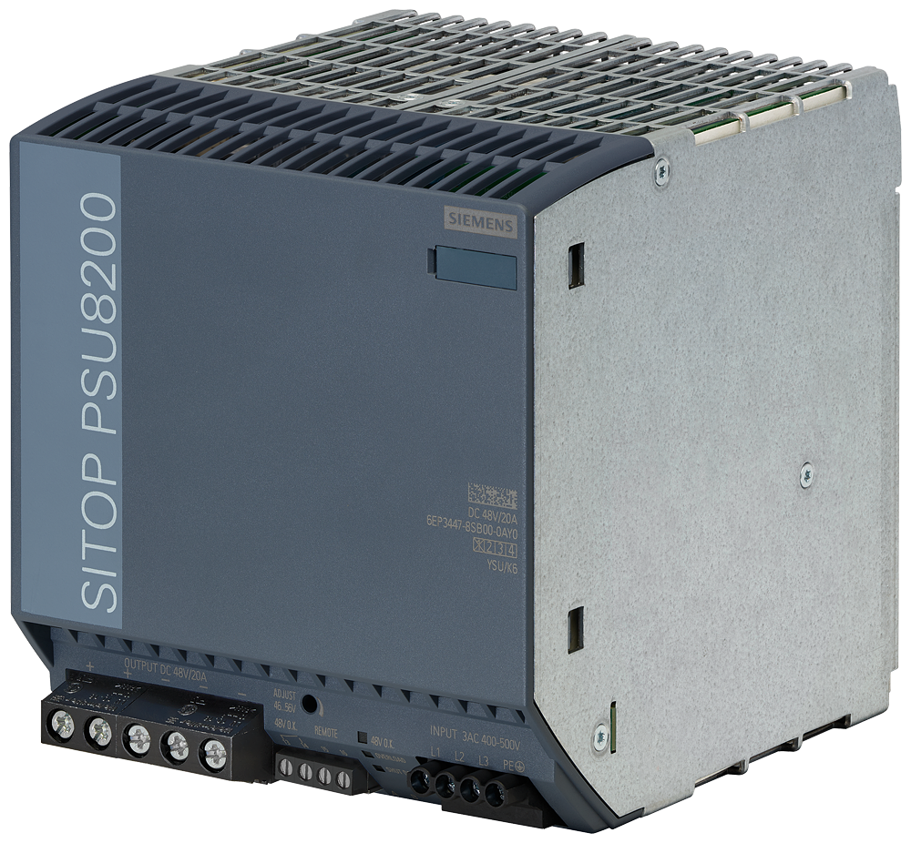 6EP3447-8SB00-0AY0 SITOP PSU8200 48 V/20 A stabilized power supply input: