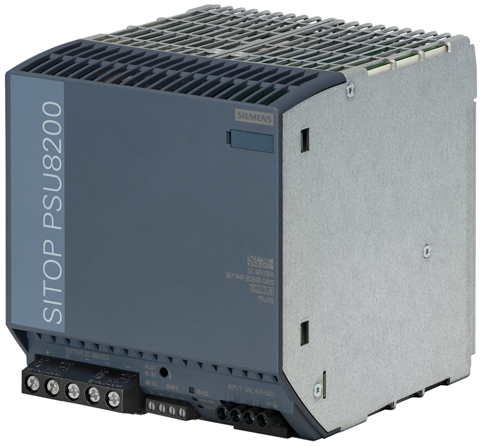 6EP3447-8SB00-0AY0 SITOP PSU8200 48 V/20 A stabilized power supply input: