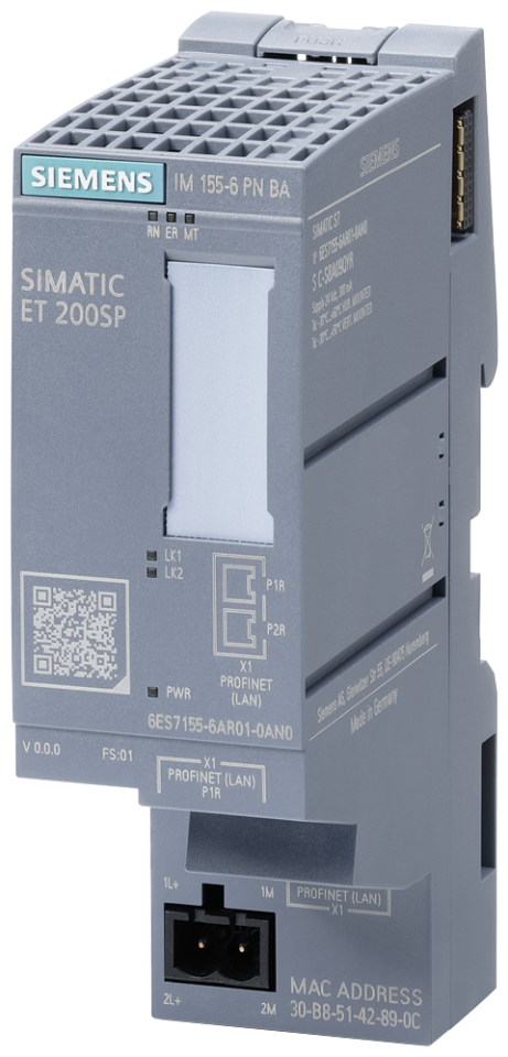 6ES7155-6AR01-0AN0 SIMATIC ET 200SP, PROFINET interface module IM 155-6