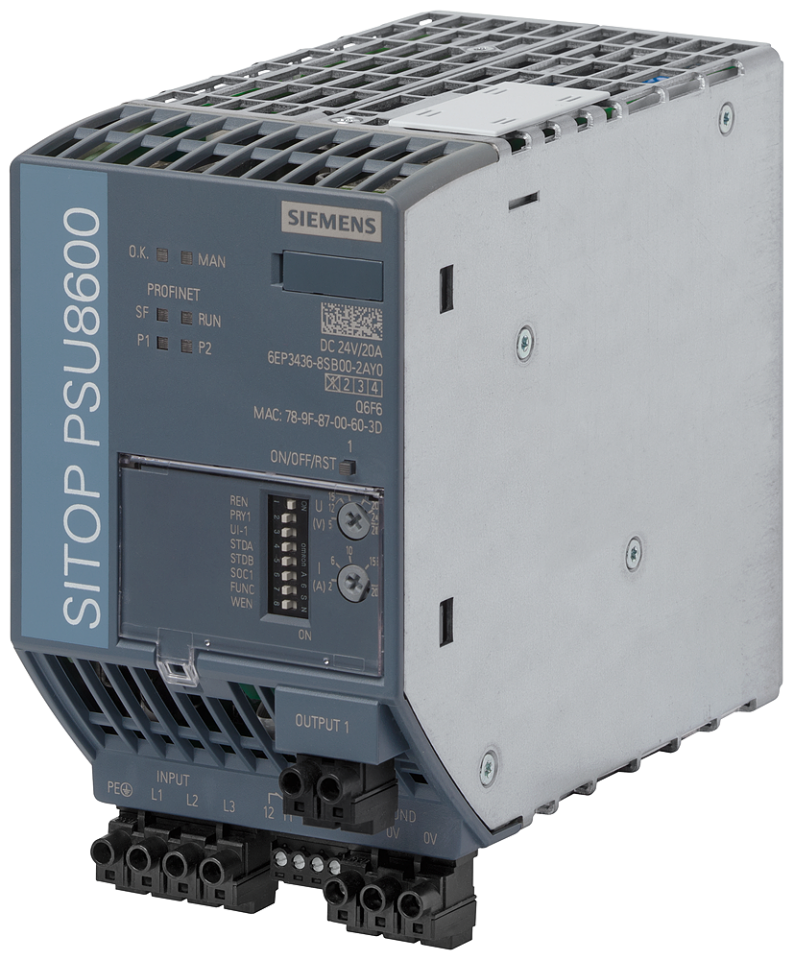 6EP3436-8SB00-2AY0 SITOP PSU8600 3AC 20 A PN stabilized power supply input:
