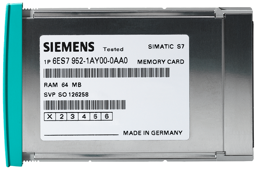 6ES7952-1KP00-0AA0 SIMATIC S7, memory card for S7-400, long design, 5V