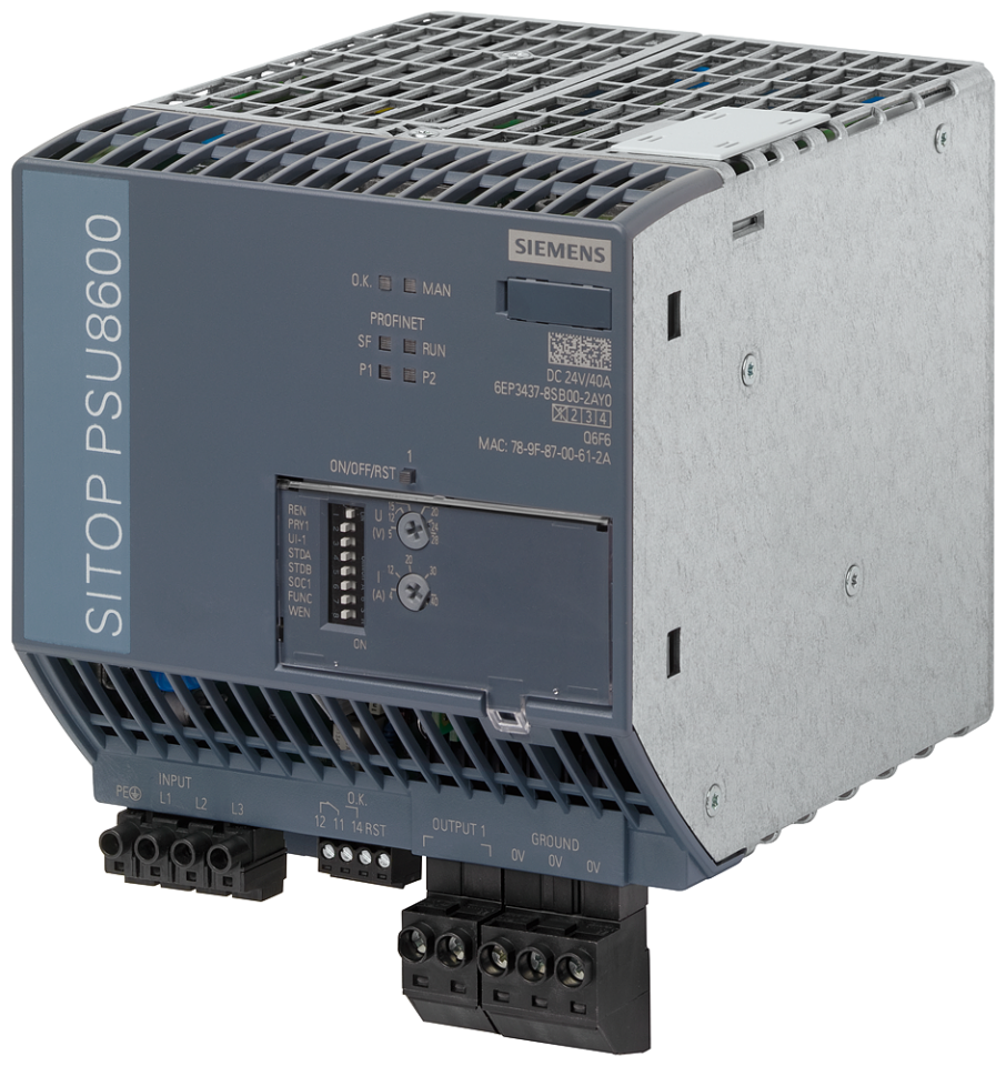 6EP3437-8SB00-2AY0 SITOP PSU8600 3AC 40 A PN stabilized power supply input: