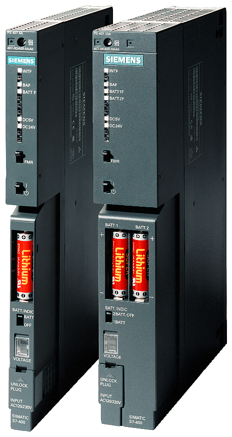 6ES7405-0KA02-0AA0 SIMATIC S7-400, power supply PS405, wide range 10 A,