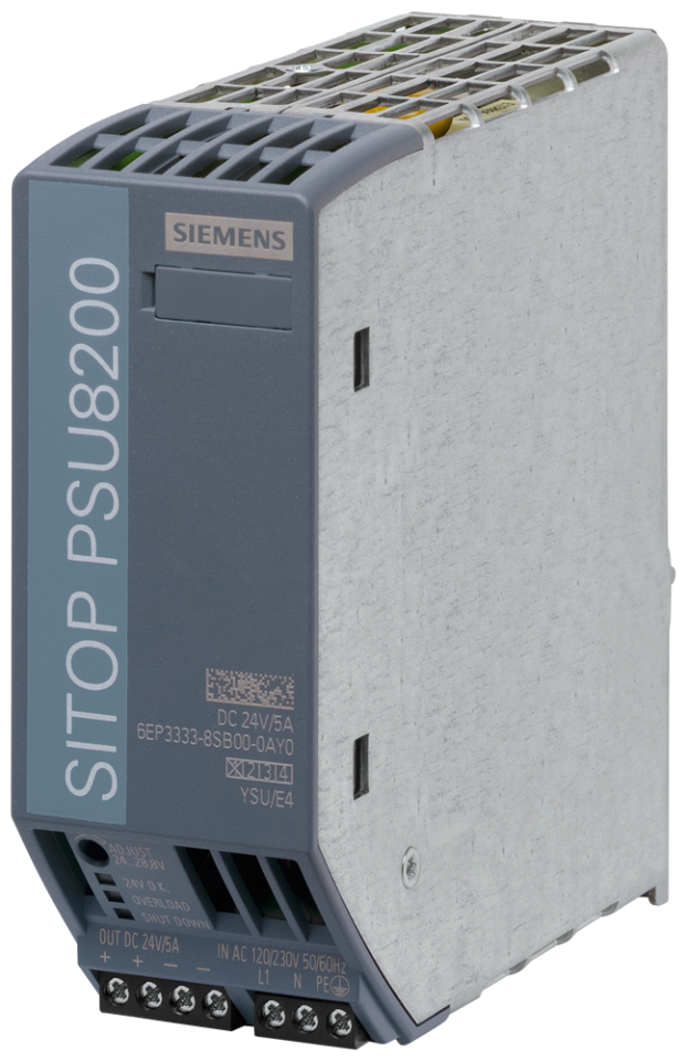 6EP3333-8SB00-0AY0 SITOP PSU8200 24 V/5 A stabilized power supply input: