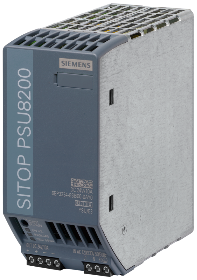 6EP3334-8SB00-0AY0 SITOP PSU8200 24 V/10 A stabilized power supply input: