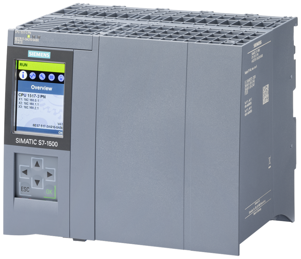 6ES7517-3AQ10-0AB0 SIMATIC S7-1500, CPU 1517-3 PN, central processing