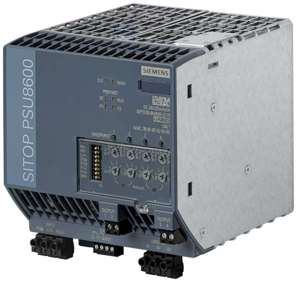 6EP3336-8MB00-2CY0 SITOP PSU8600 1AC 20 A/4x5 A PN stabilized power supply