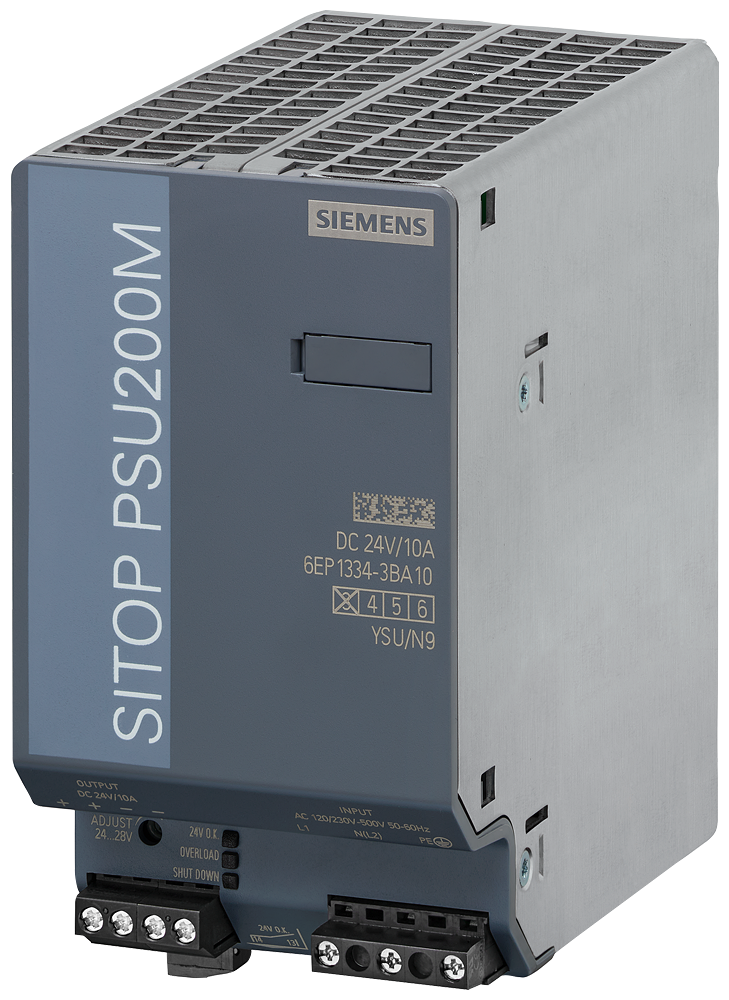 6EP1334-3BA10 SITOP PSU200M 10 A stabilized power supply input: 120/230-500