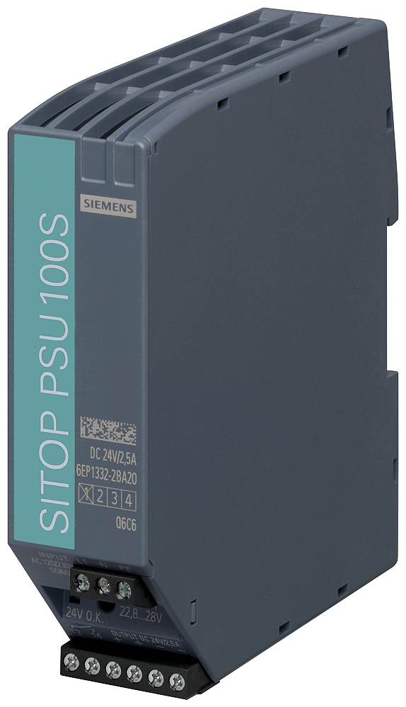 6EP1332-2BA20 SITOP PSU100S 24 V/2.5 A stabilized power supply input: