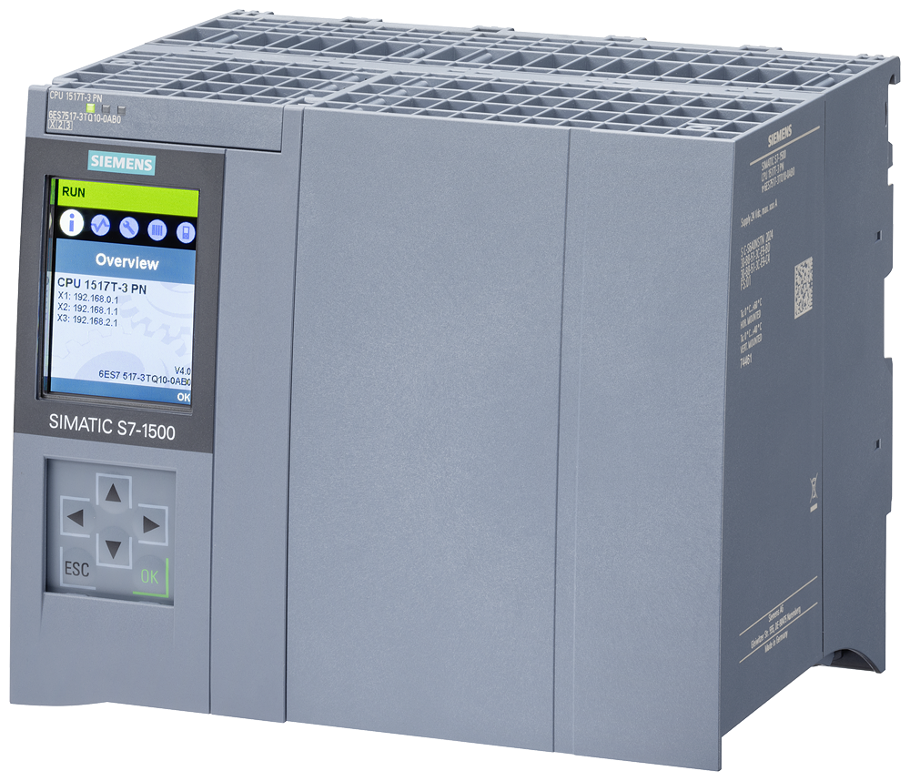 6ES7517-3TQ10-0AB0 SIMATIC S7-1500T, CPU 1517T-3 PN, central processing