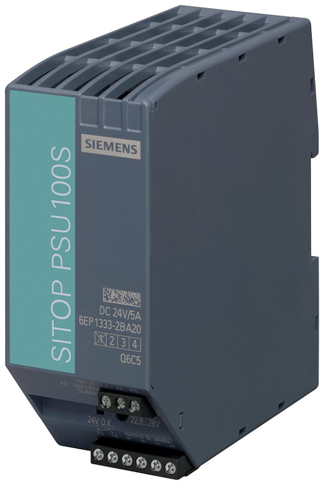 6EP1333-2BA20 SITOP PSU100S 24 V/5 A stabilized power supply input: